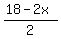 %2818-2x%29%2F2