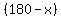 %28180-x%29+