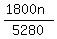 %281800n%29%2F5280