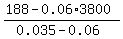 %28188+-+0.06%2A3800%29%2F%280.035-0.06%29