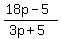 %2818p-5%29%2F%283p%2B5%29