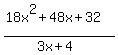 %2818x%5E2%2B48x%2B32%29%2F%283x%2B4%29