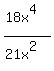 %2818x%5E4%29%2F%2821x%5E2%29