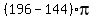 %28196-144%29pi