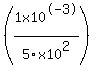 %281x10%5E-3%2F5x10%5E2%29
