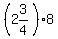 %282%263%2F4%29%2A8