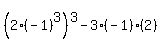 %282%28-1%29%5E3%29%5E3-3%28-1%29%282%29