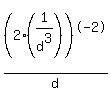 %282%281%2Fd%5E3%29%29%5E-2%2Fd