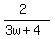 %282%29%2F%283w%2B4%29