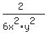 %282%29%2F%286x%5E2%2Ay%5E2%29