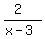 %282%29%2F%28x-3%29