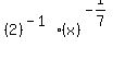 %282%29%5E%28-1%29%2A%28x%29%5E%28-1%2F7%29