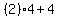 %282%294%2B4