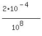 %282%2A10%5E%28-4%29%29%2F%2810%5E8%29
