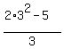 %282%2A3%5E2-5%29%2F3