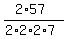 %282%2A57%29%2F%282%2A2%2A2%2A7%29