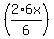 %282%2A6x%2F6%29