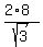 %282%2A8%29%2Fsqrt%283%29