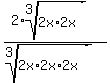 %282%2Aroot%283%2C2x%2A2x%29%29%2F%28root%283%2C2x%2A2x%2A2x%29%29