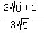 %282%2Asqrt%288%29%2B1%29%2F%283%2Asqrt%285%29%29