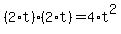 %282%2At%29%2A%282%2At%29=4%2At%5E2
