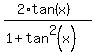 %282%2Atan%28x%29%29%2F%281+%2B+tan%5E2%28x%29%29