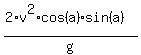 %282%2Av%5E2%2Acos%28a%29%2Asin%28a%29%29%2Fg