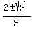 %282%2B-sqrt%283%29%29%2F3