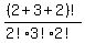 %282%2B3%2B2%29%21%2F%282%21%2A3%21%2A2%21%29