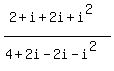 %282%2Bi%2B2i%2Bi%5E2%29%2F%284%2B2i-2i-i%5E2%29