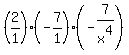 %282%2F1%29%28-7%2F1%29%28-7%2Fx%5E4%29