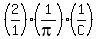 %282%2F1%29%281%2Fpi%29%281%2FC%29