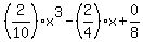 %282%2F10%29x%5E3-%282%2F4%29x%2B0%2F8