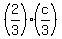 %282%2F3%29%28c%2F3%29