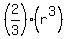 %282%2F3%29%28r%5E3%29