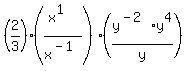 %282%2F3%29%2A%28%28x%5E1%29%2Fx%5E%28-1%29%29%2A%28y%5E%28-2%29y%5E4%2Fy%29