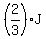 %282%2F3%29%2AJ
