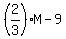 %282%2F3%29%2AM-9