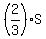 %282%2F3%29%2AS