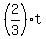 %282%2F3%29%2At