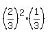%282%2F3%29%5E2%2A%281%2F3%29