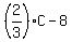 %282%2F3%29C-8