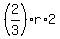 %282%2F3%29r%2A2