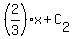 %282%2F3%29x%2BC%5B2%5D