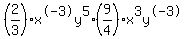 %282%2F3%29x%5E-3y%5E5%2A%289%2F4%29x%5E3y%5E-3%29+