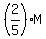%282%2F5%29M