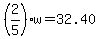 %282%2F5%29w=32.40