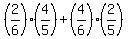 %282%2F6%29%284%2F5%29+%2B+%284%2F6%29%282%2F5%29