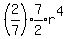 %282%2F7%29expr%287%2F2%29r%5E4