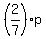 %282%2F7%29p